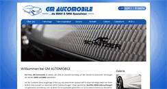 Desktop Screenshot of gm-automobile.de