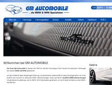 Tablet Screenshot of gm-automobile.de